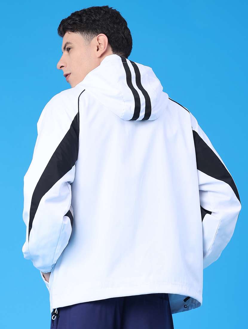 men color block long sleeve bomber jacket - 22176915 -  Standard Image - 3