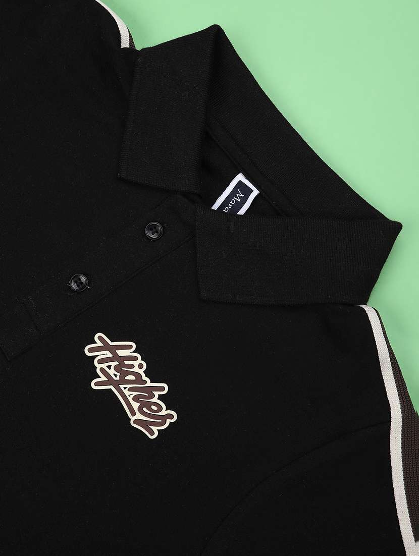 boys solid short sleeve polo t-shirt - 22176944 -  Standard Image - 3