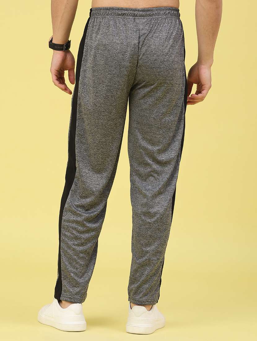 men side taped mid rise full length track pant - 22176991 -  Standard Image - 3