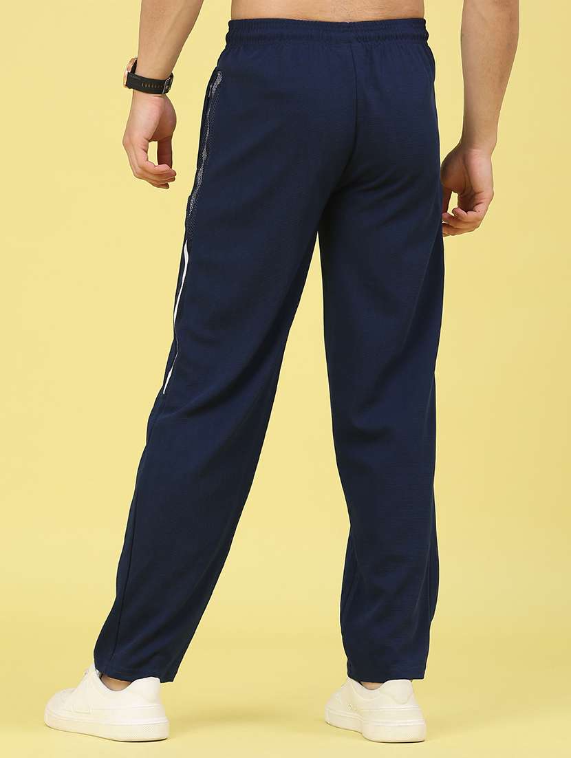 men side striped mid rise full length track pant - 22176994 -  Standard Image - 3