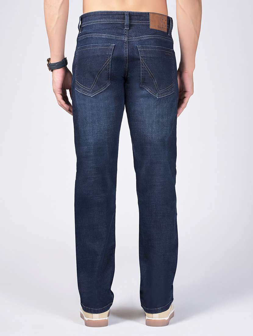 men solid mid rise straight fit jean - 22177028 -  Standard Image - 5