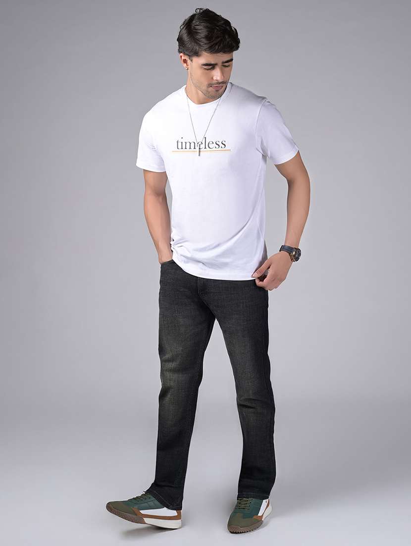 men solid mid rise straight fit jean - 22177029 -  Standard Image - 3