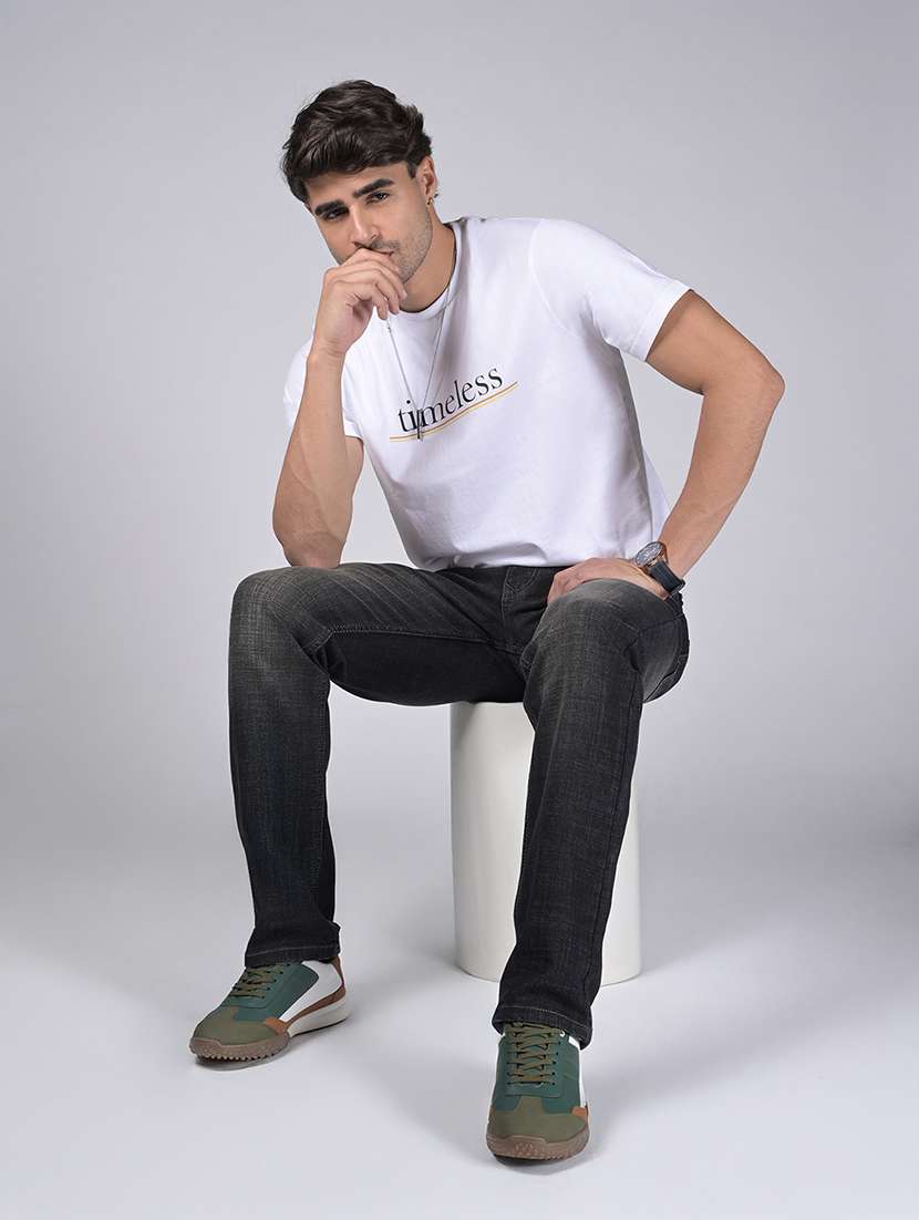 men solid mid rise straight fit jean - 22177029 -  Standard Image - 3