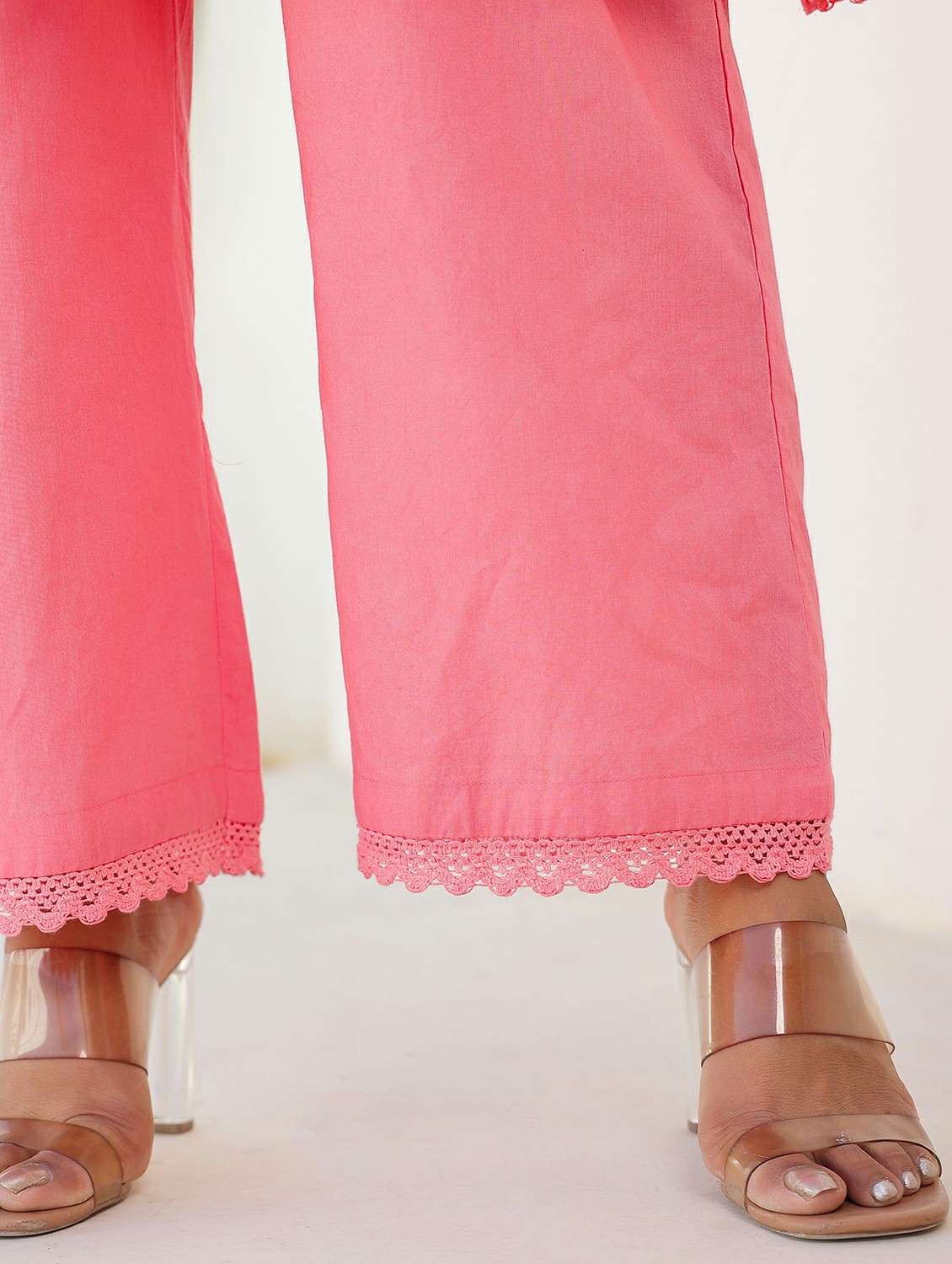 women three quarter sleeve regular fit ethnic co-ord set - 22177030 -  Standard Image - 5