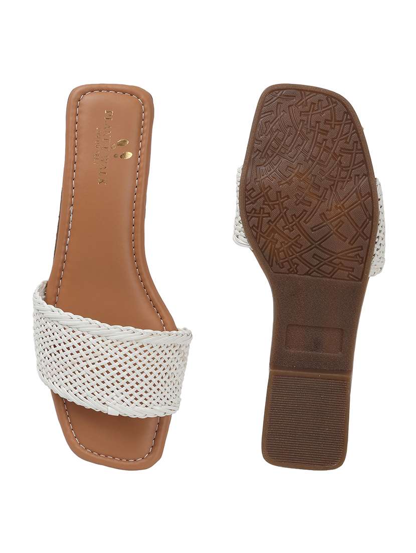 women white slip on sandal - 22177075 -  Standard Image - 5