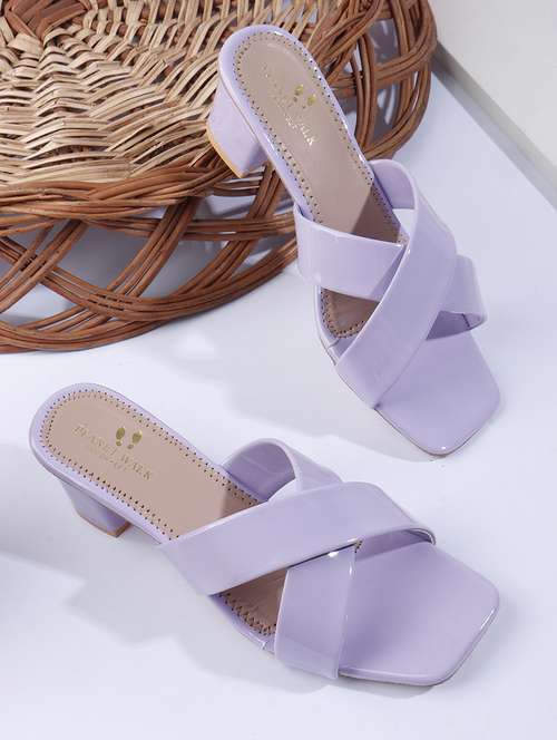 women lavender slip on slip on sandal - 22177102 -  Standard Image - 0