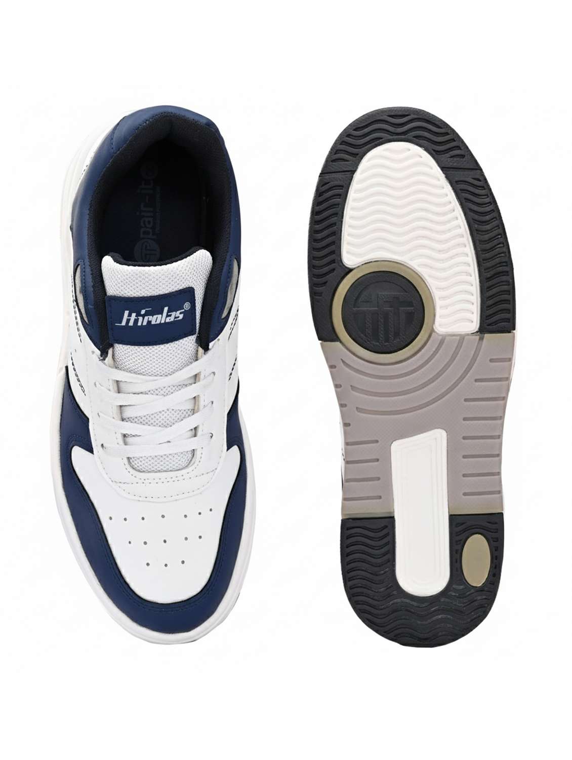 men blue lace up sneaker - 22177130 -  Standard Image - 3