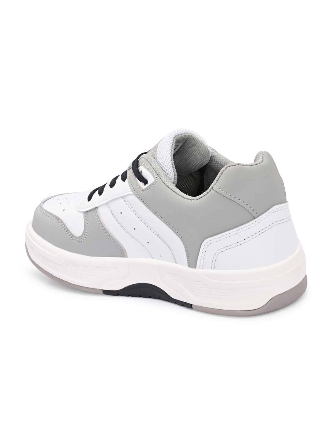 men grey lace up sneaker - 22177131 -  Standard Image - 3