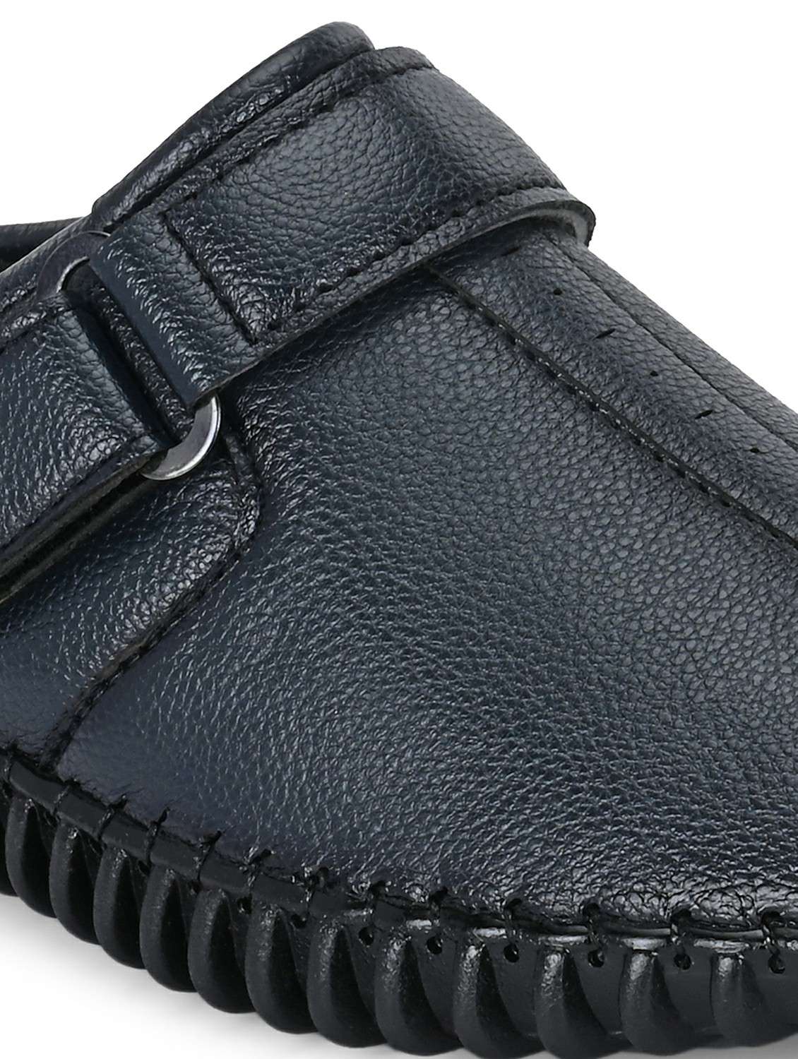 men blue solid slip on sandal - 22177161 -  Standard Image - 5