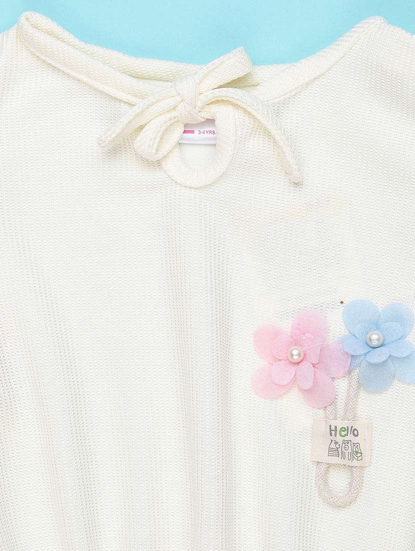 girls printed top and shorts set - 22177245 -  Standard Image - 3