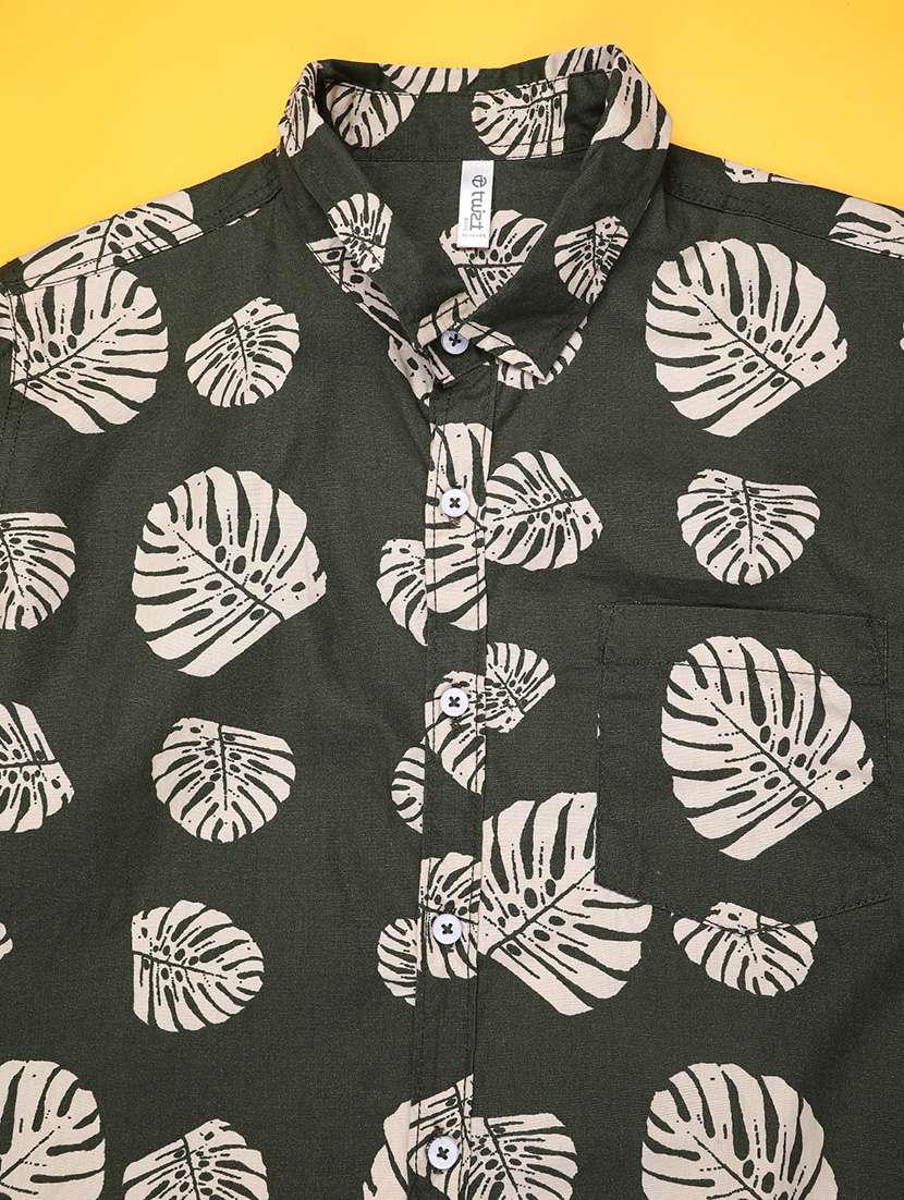 boys printed collared long sleeve shirt - 22177259 -  Standard Image - 3