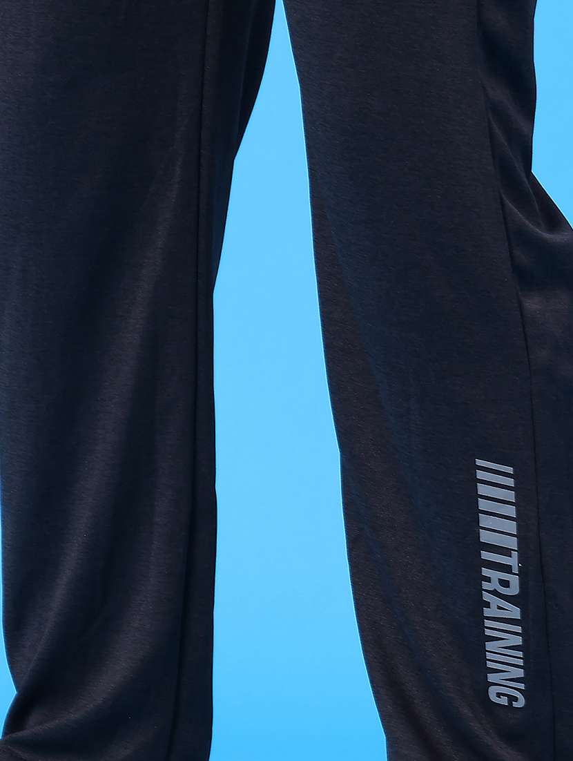 men black polyester  full length track pant - 22177329 -  Standard Image - 5