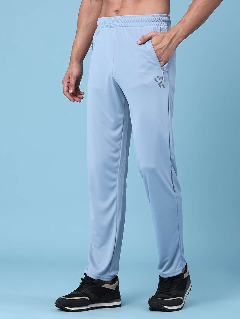 men solid mid rise regular fit track pant - 22177330 -  Standard Image - 3
