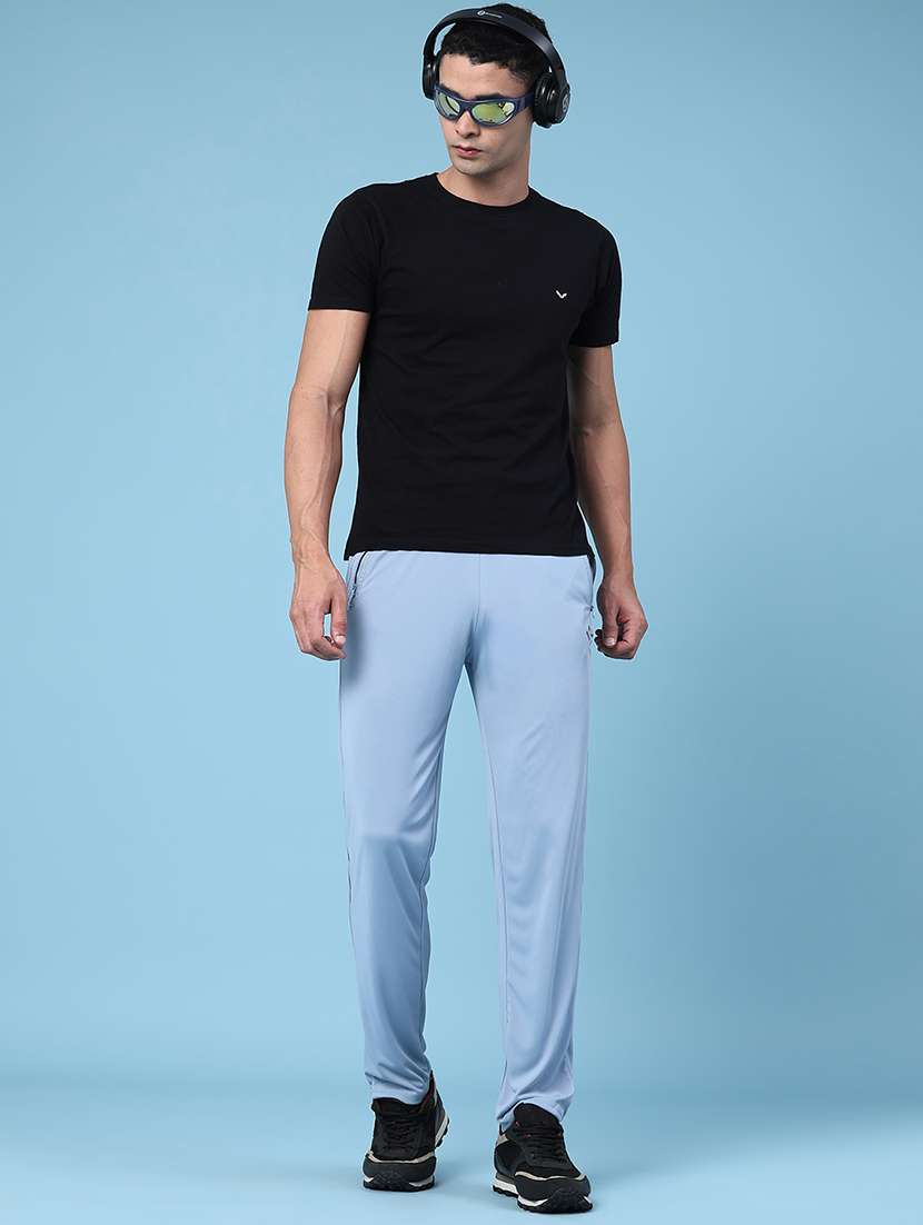 men solid mid rise regular fit track pant - 22177330 -  Standard Image - 5