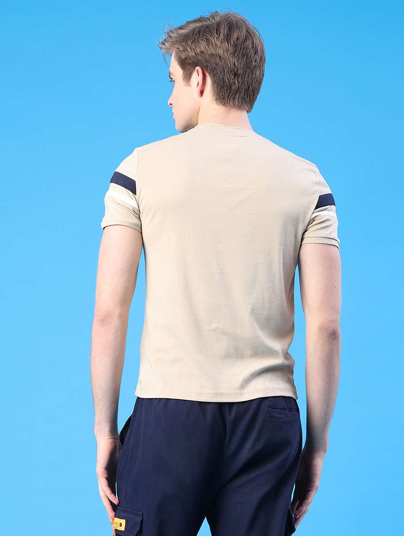 men striped short sleeve slim fit t-shirt - 22177349 -  Standard Image - 3