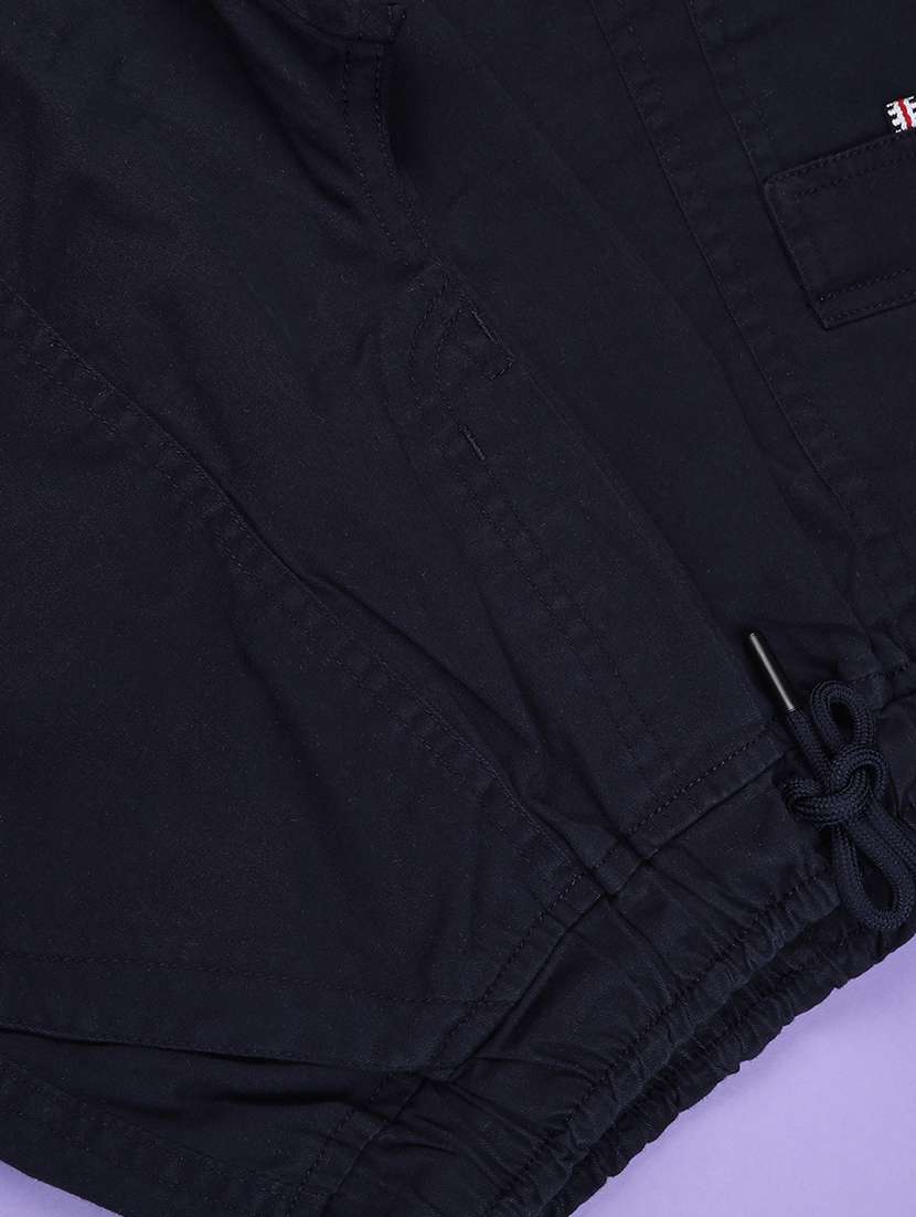 boys solid mid rise shorts - 22177522 -  Standard Image - 3