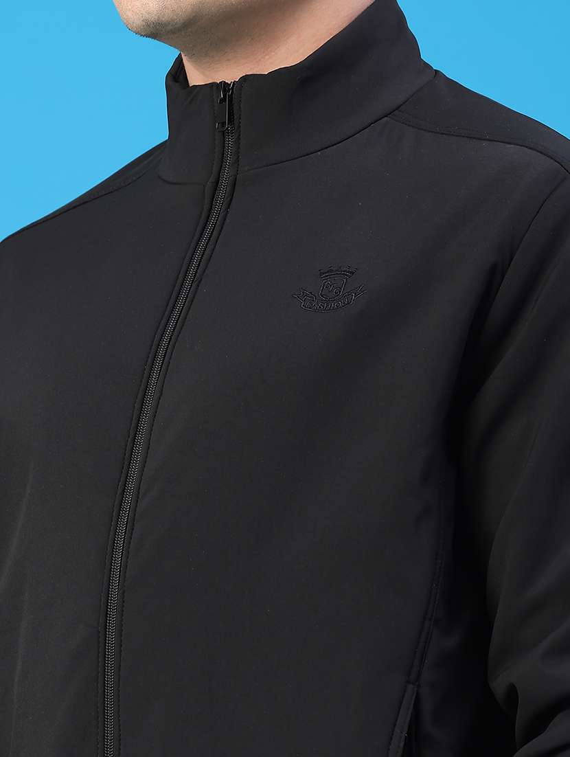 men solid long sleeve insulator bomber jacket - 22177646 -  Standard Image - 3