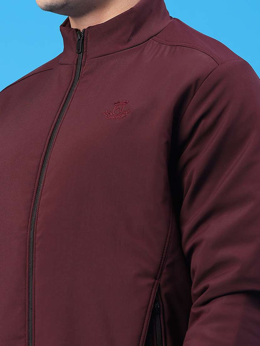 men solid long sleeve insulator bomber jacket - 22177647 -  Standard Image - 3