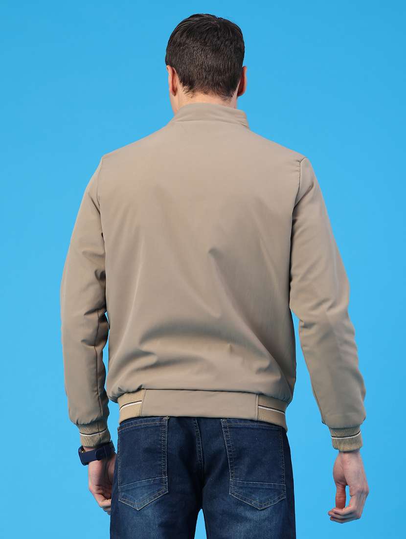 men solid long sleeve insulator bomber jacket - 22177662 -  Standard Image - 3