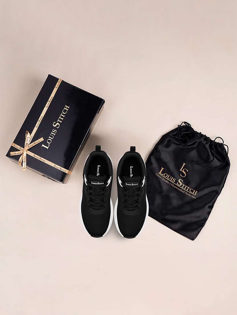 men black lace up sneaker - 22177786 -  Standard Image - 3