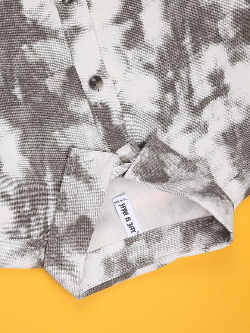 boys printed collared long sleeve shirt - 22177918 -  Standard Image - 3