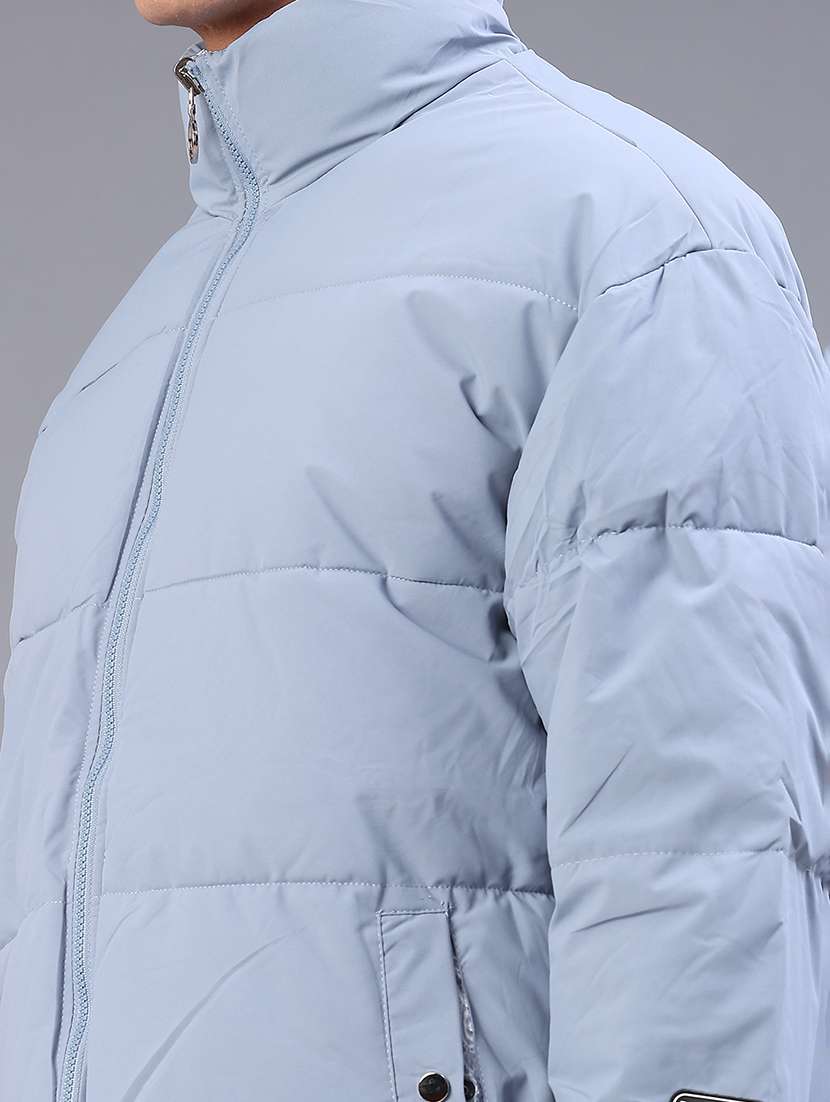 Men Solid Long Sleeve Reversible Puffer Jacket - 22177945 -  Standard Image - 3