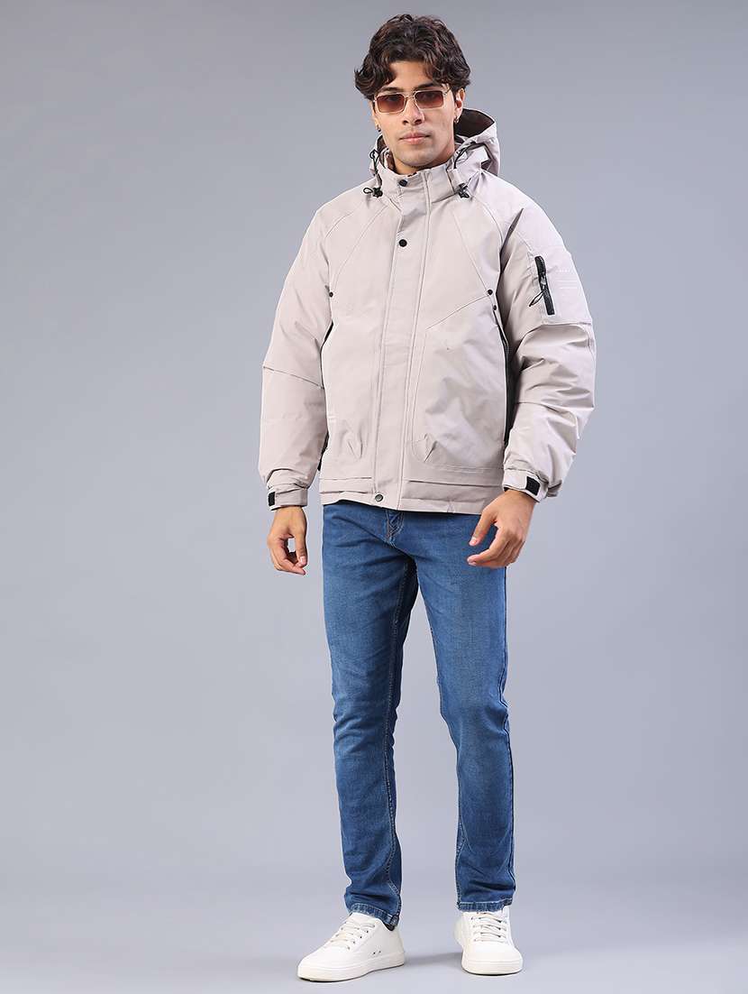 men solid long sleeve bomber jacket - 22177980 -  Standard Image - 5