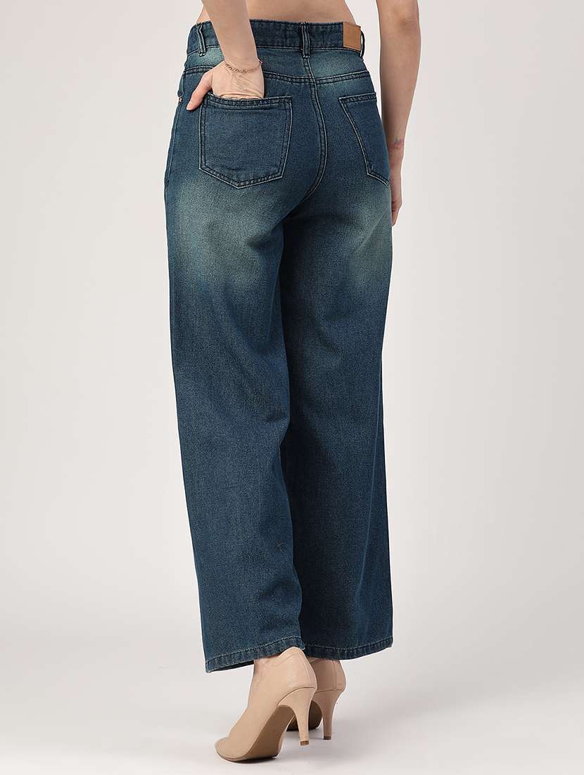 women solid mid rise jeans - 22178000 -  Standard Image - 3