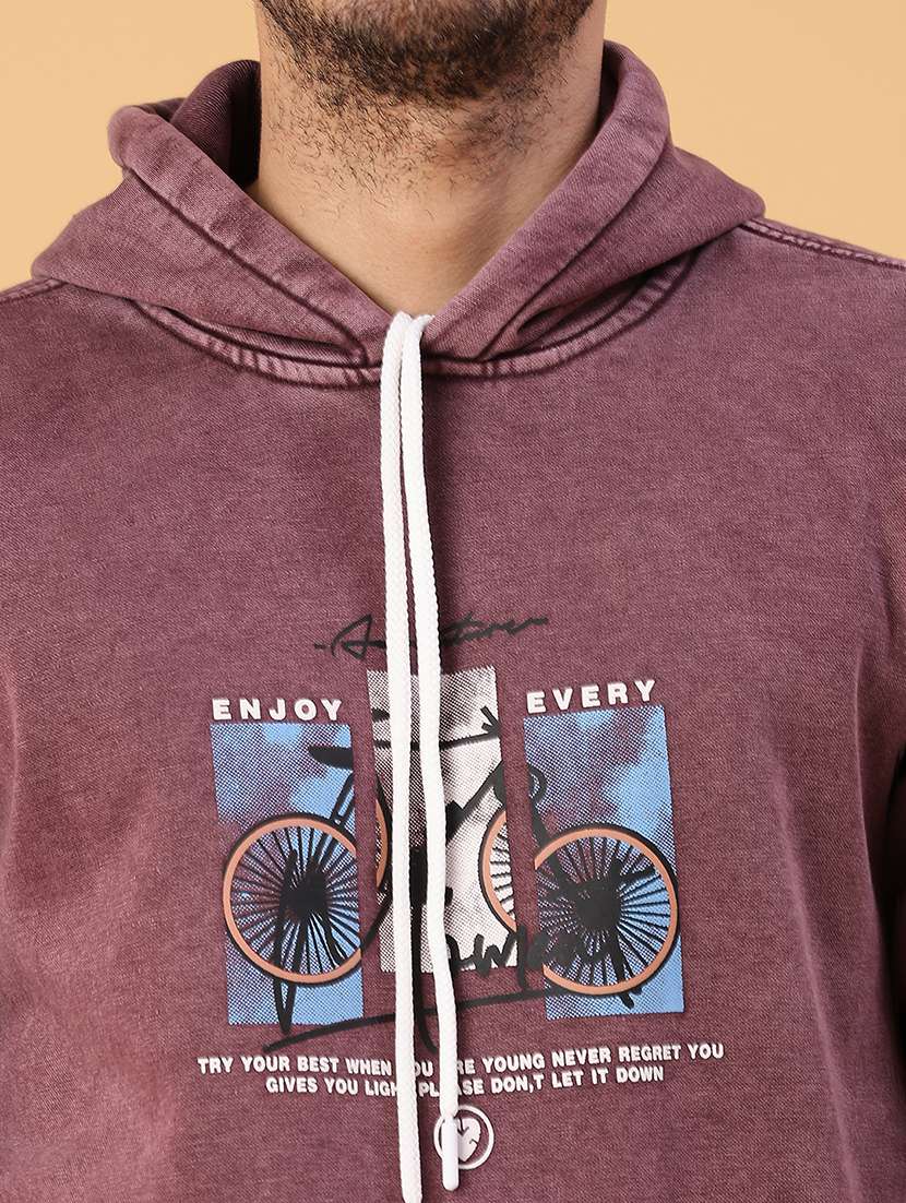 men printed long sleeve regular fit sweatshirt - 22178135 -  Standard Image - 5