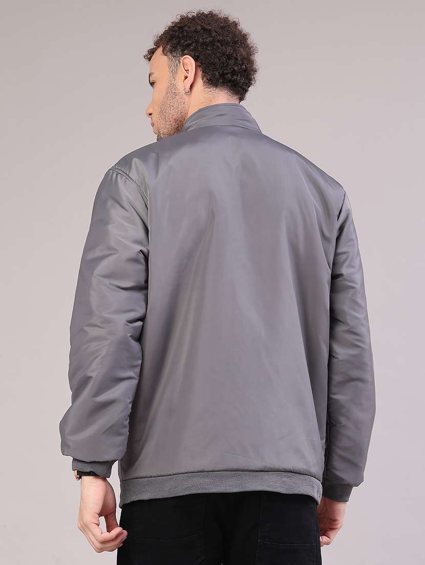 men solid long sleeve lightweight bomber jacket - 22178263 -  Standard Image - 3