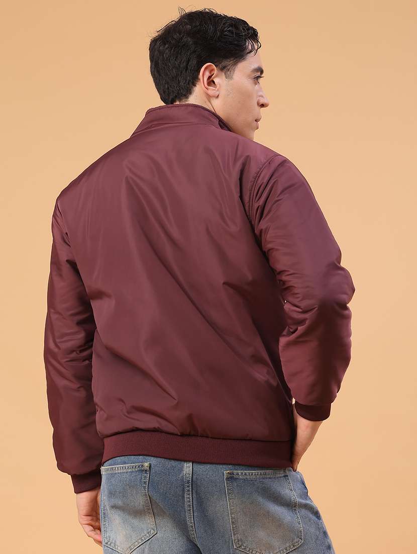 men solid long sleeve lightweight bomber jacket - 22178264 -  Standard Image - 3