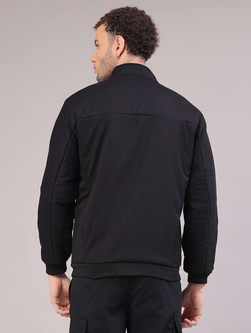 men solid long sleeve lightweight bomber jacket - 22178271 -  Standard Image - 3