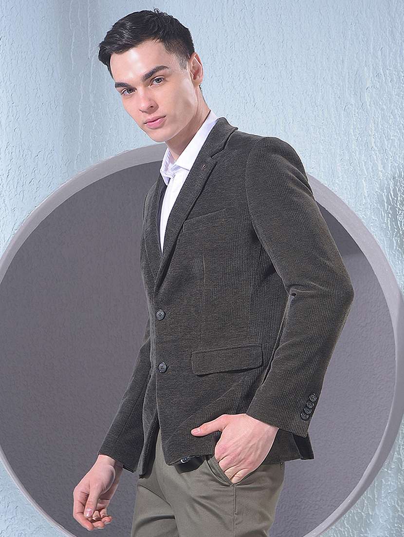 men solid long sleeve single breasted formal blazer - 22178286 -  Standard Image - 3