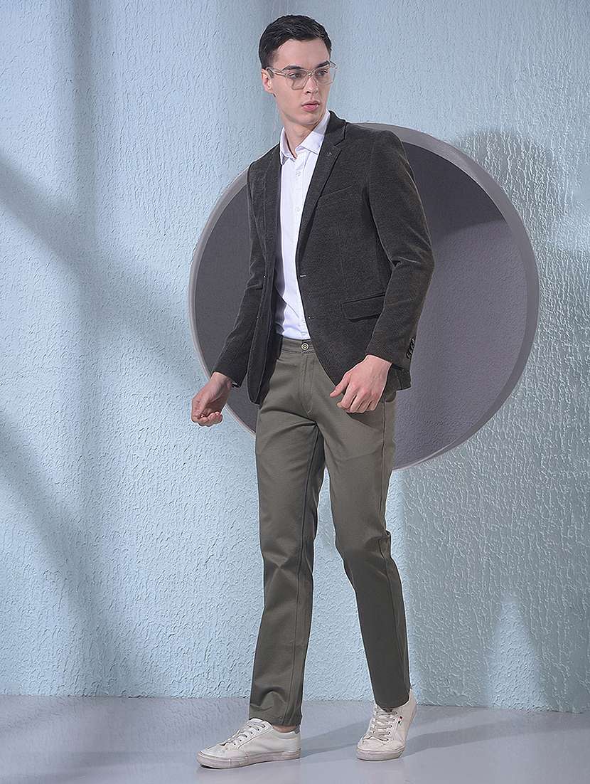 men solid long sleeve single breasted formal blazer - 22178286 -  Standard Image - 5