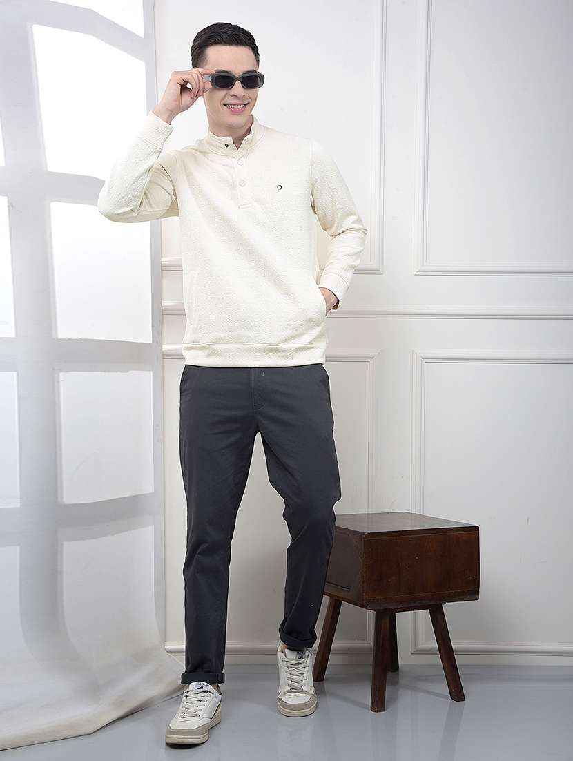 men typographic long sleeve regular fit sweatshirt - 22178308 -  Standard Image - 5