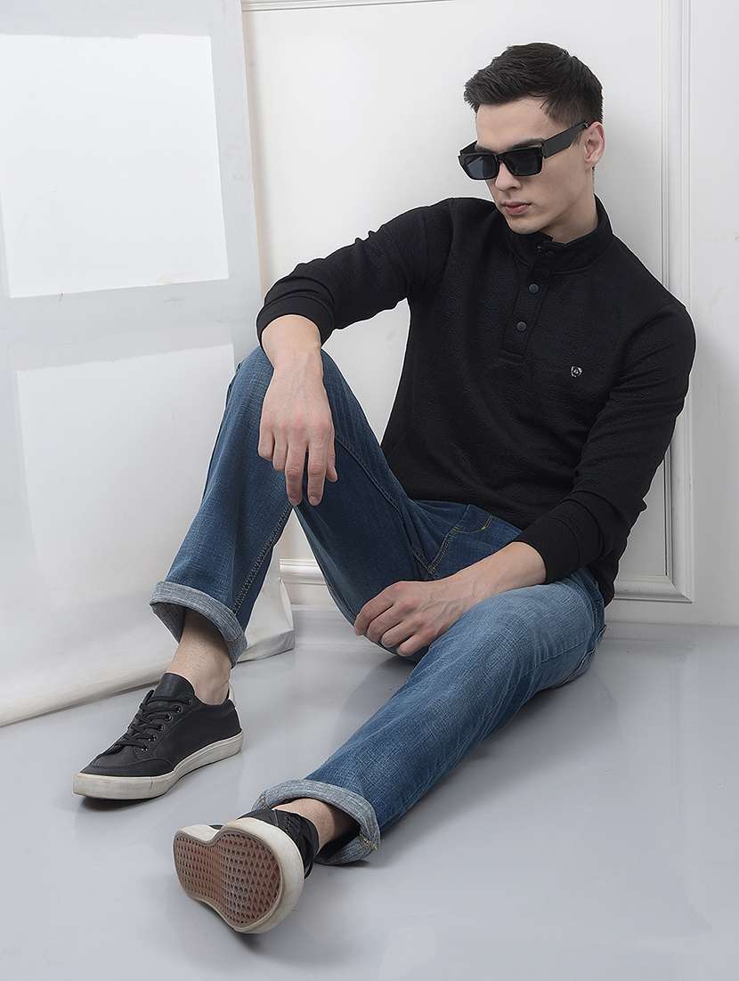 men typographic long sleeve regular fit sweatshirt - 22178309 -  Standard Image - 5