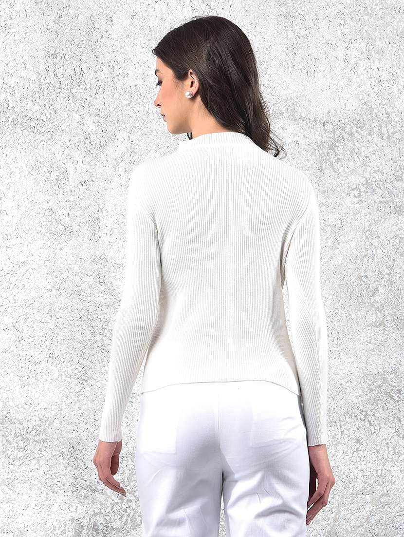 women soldi mock neck long sleeve pullover - 22178385 -  Standard Image - 3