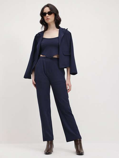 women blazer and trouser with tank top set - 22178426 -  Standard Image - 0