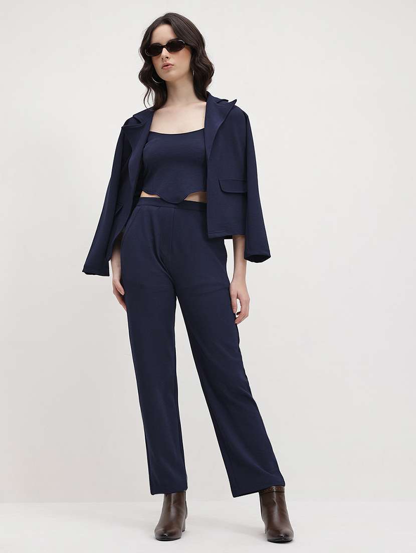 women blazer and trouser with tank top set - 22178426 -  Zoom Image - 0