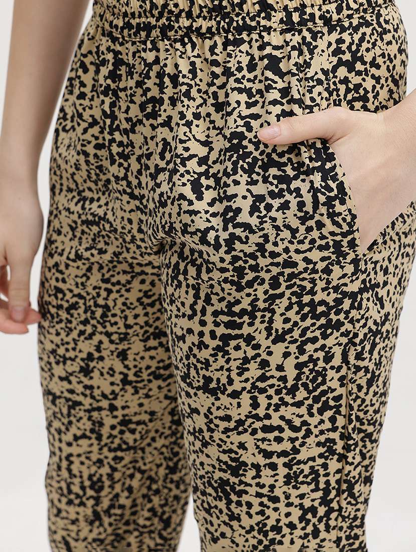 Women Animal Print Top And Trouser Co-ord Set - 22178436 -  Standard Image - 5