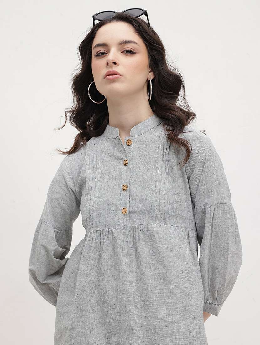 women solid top and trouser co-ord set - 22178438 -  Standard Image - 3