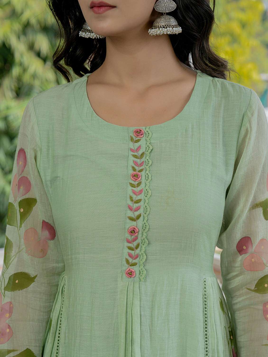 women floral printed three quarter sleeve kurta pant with dupatta set - 22178461 -  Standard Image - 5