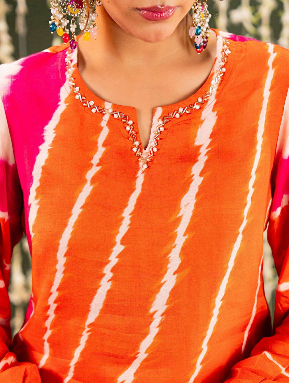 women embroidered long sleeve kurta pant with dupatta set - 22178523 -  Standard Image - 5