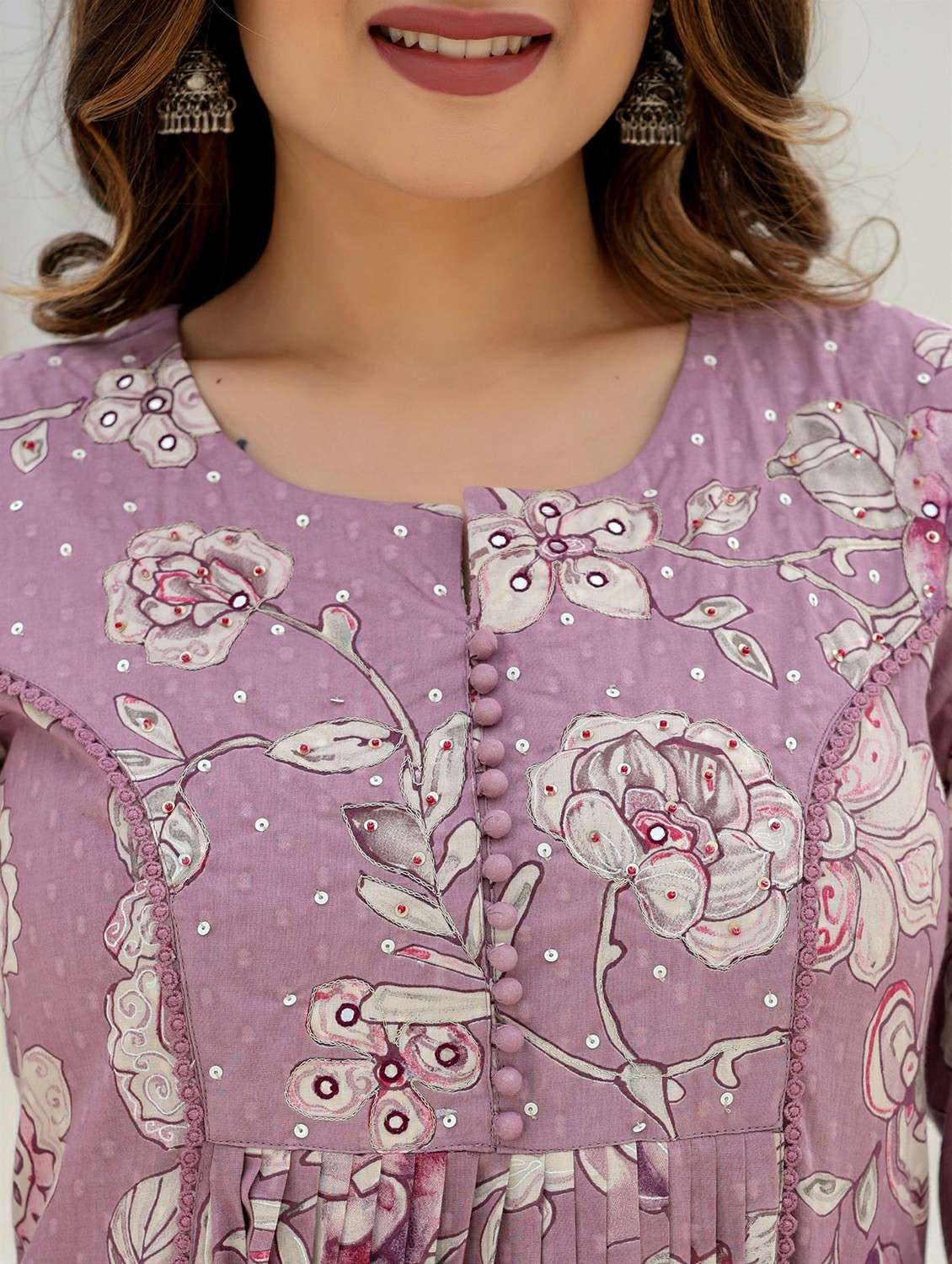 women embroidered three quarter sleeve kurta pant with dupatta set - 22178532 -  Standard Image - 5