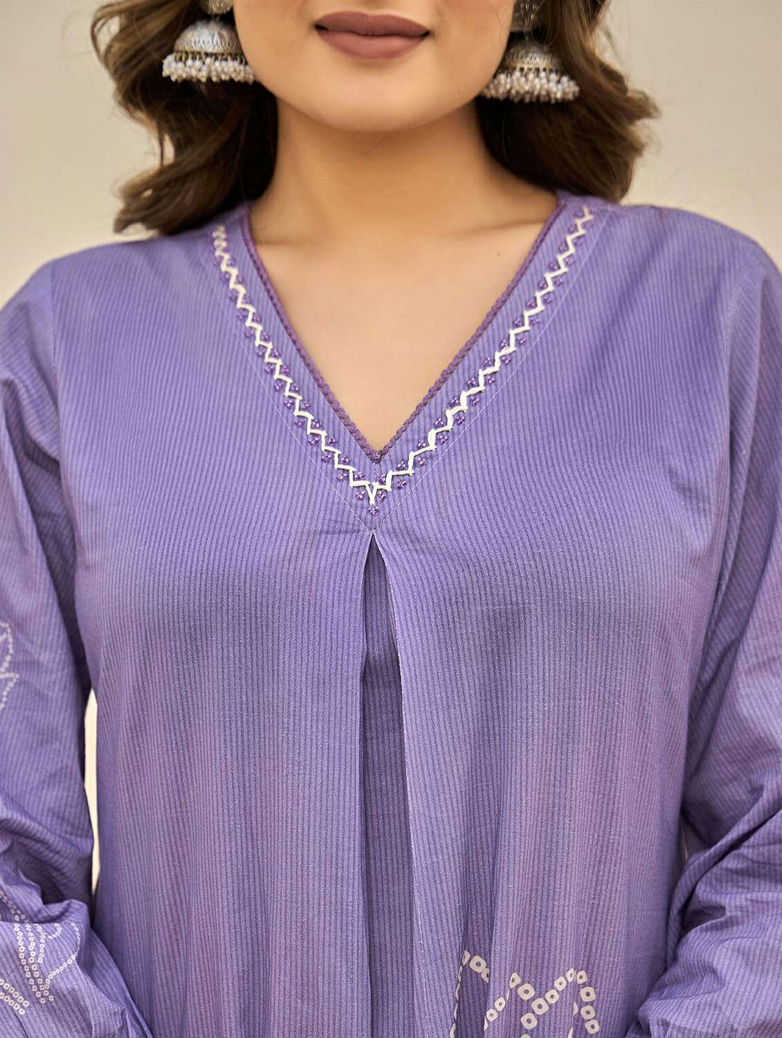 women printed three quarter sleeve kurta pant with dupatta set - 22178552 -  Standard Image - 5