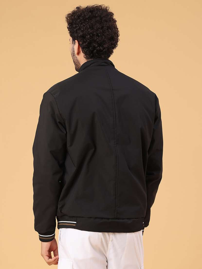 men solid long sleeve lightweight bomber jacket - 22178652 -  Standard Image - 3