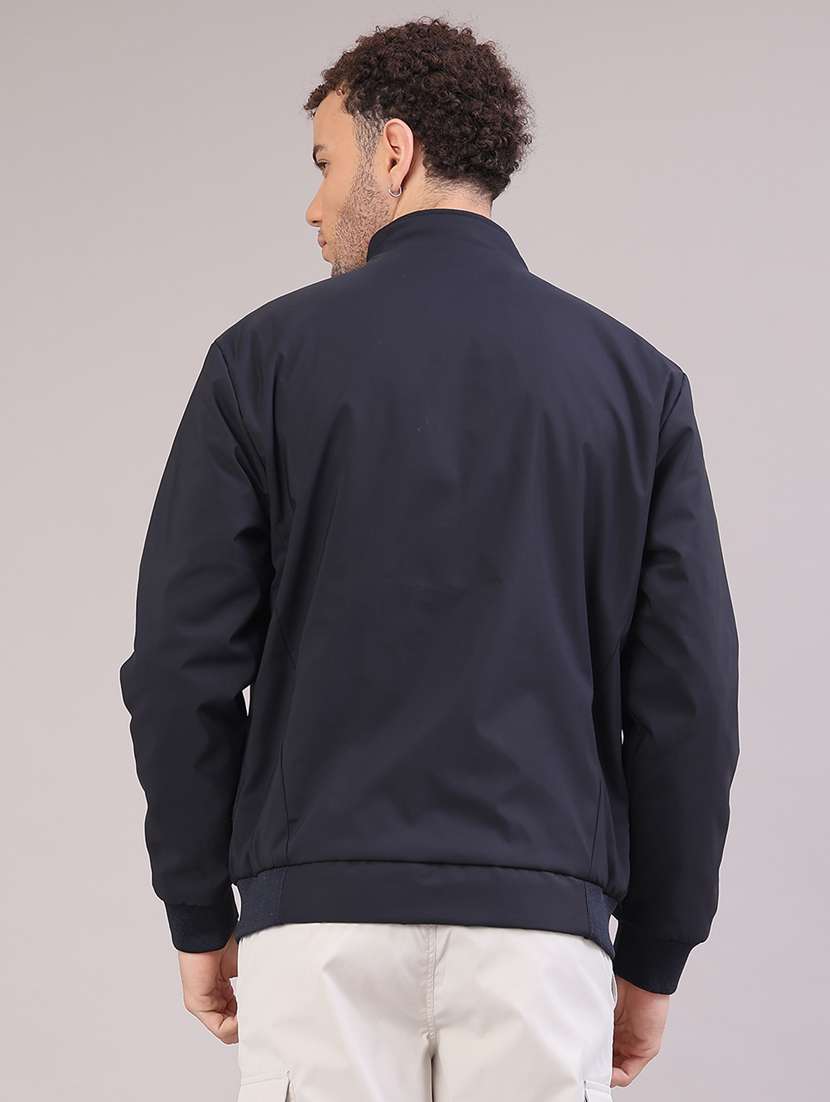 men solid long sleeve lightweight bomber jacket - 22178653 -  Standard Image - 3