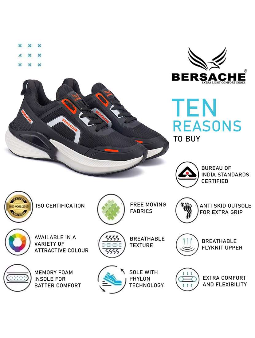 men black lace up sport shoe - 22178996 -  Standard Image - 3