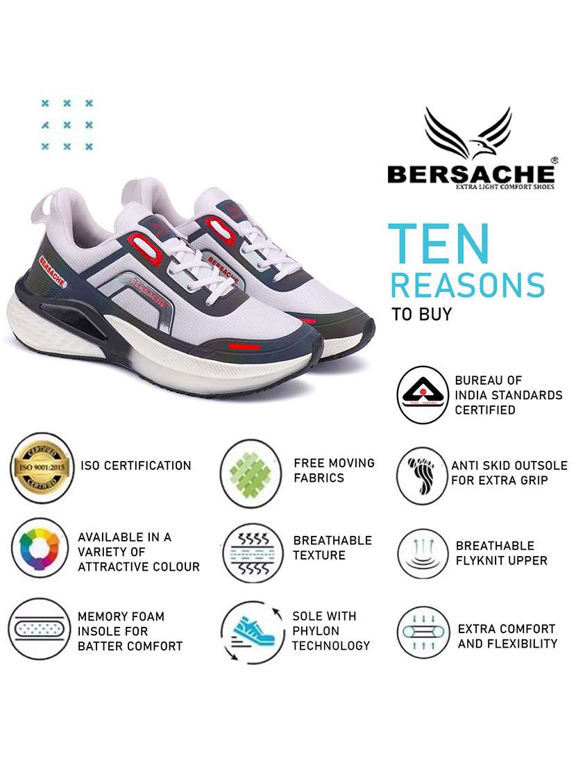 men white lace up sport shoe - 22178997 -  Standard Image - 3