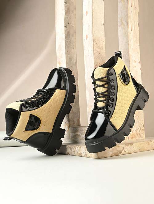 men beige ankle lace up boot - 22179516 -  Standard Image - 0
